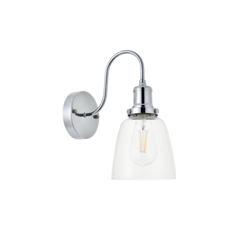Felicity 1 Light Chrome Wall Sconce. Picture 8