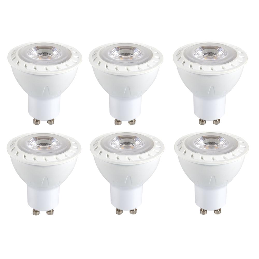 Dimmable 6.5W Led Gu10 Light Bulb 3000K Pack Of 6. Picture 1