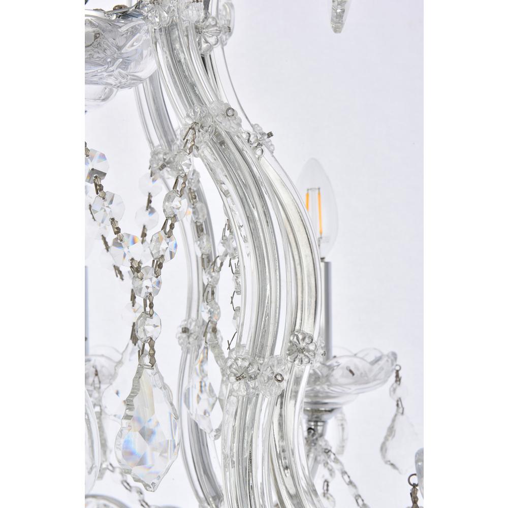 Maria Theresa 9 Light Chrome Chandelier Clear Royal Cut Crystal. Picture 5