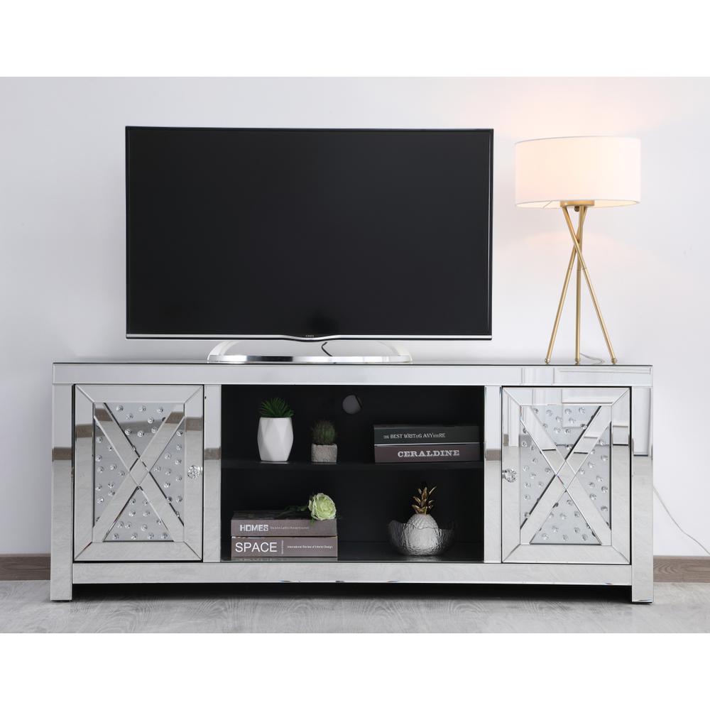 59 In. Crystal Mirrored Tv Stand. Picture 11