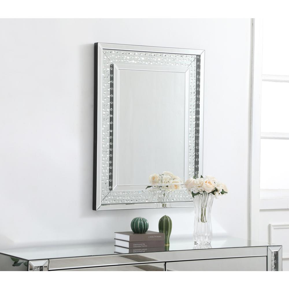 Sparkle Collection Crystal Mirror 28 X 36 Inch. Picture 2