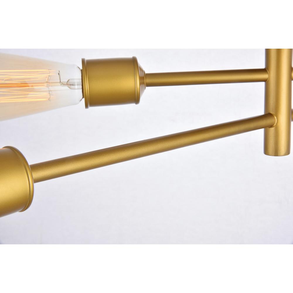 Axel 5 Lights Brass Wall Sconce. Picture 5