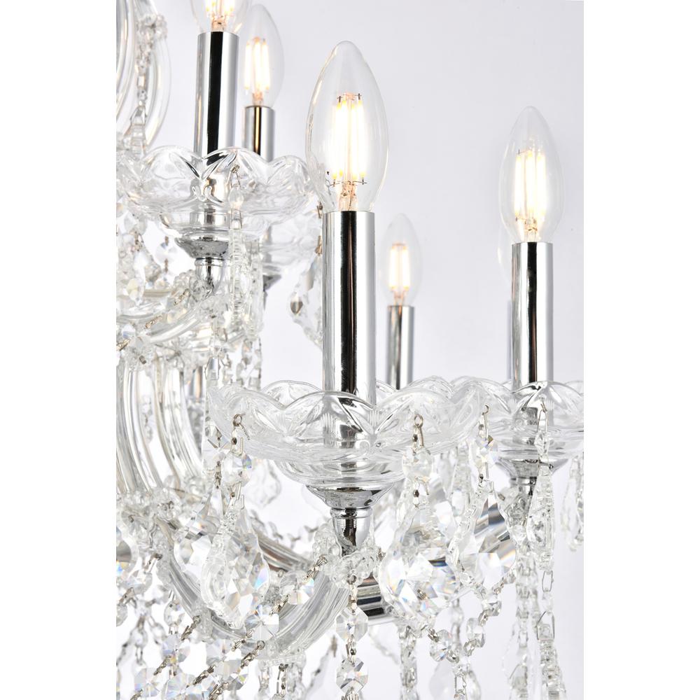 Maria Theresa 19 Light Chrome Chandelier Clear Royal Cut Crystal. Picture 4