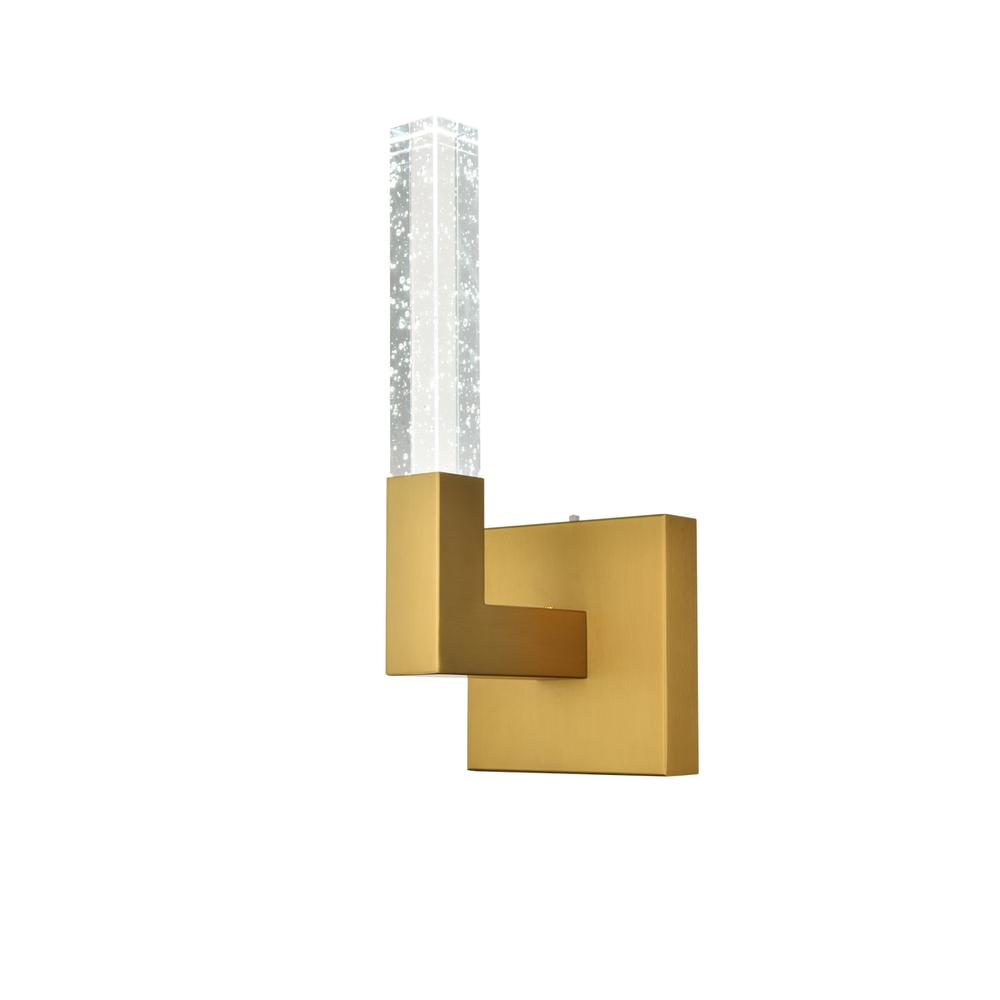 Noemi 6 Inch Adjustable Led Wall Sconce In Satin Gold. Picture 4