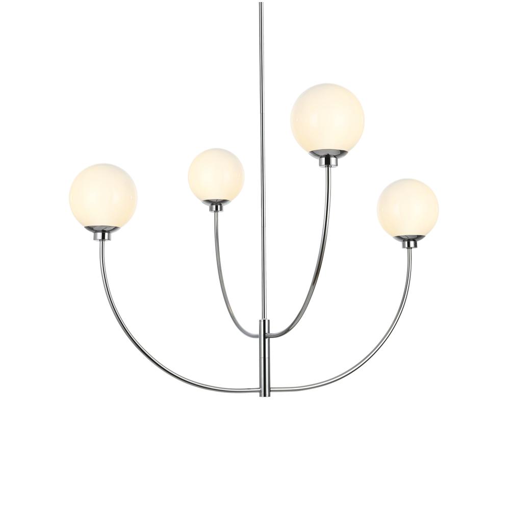 Nyomi 42 Inch Chandelier In Chrome. Picture 2