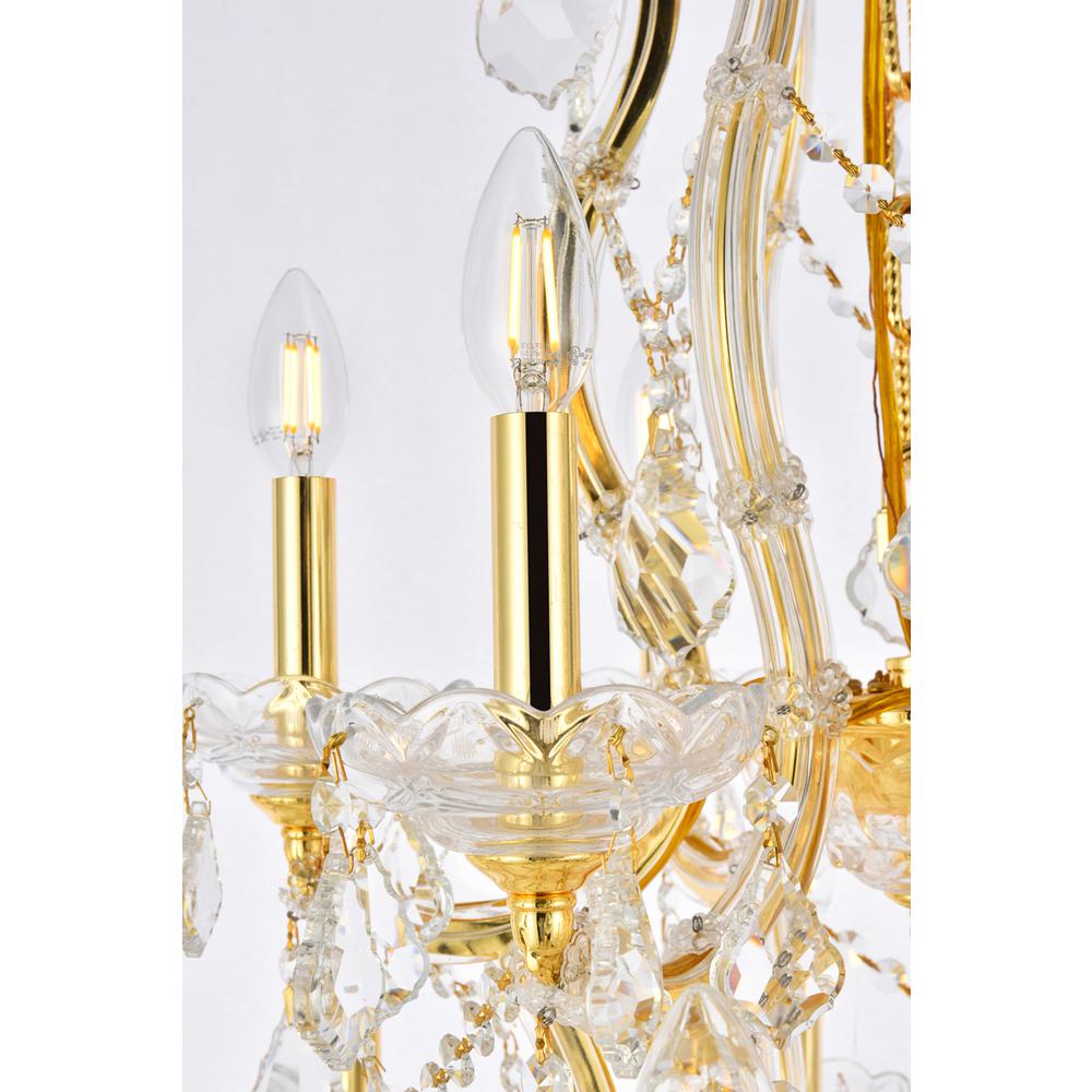 Maria Theresa 28 Light Gold Chandelier Clear Royal Cut Crystal. Picture 4