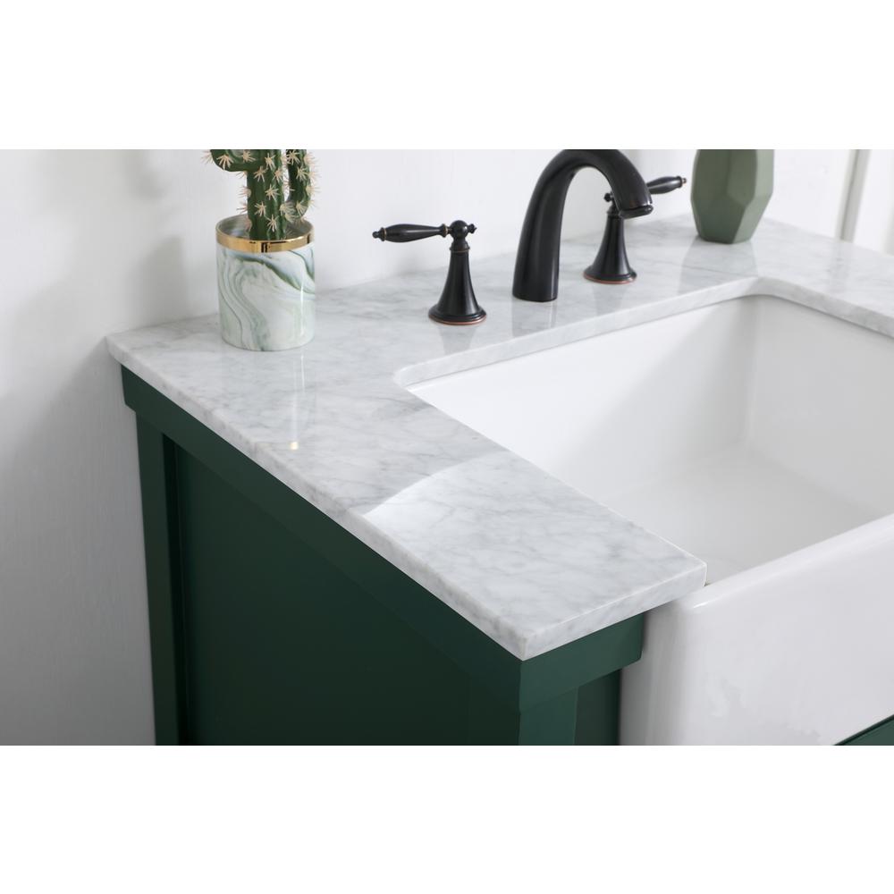 30 Inch Single Bathroom Vanity In Green. Picture 5