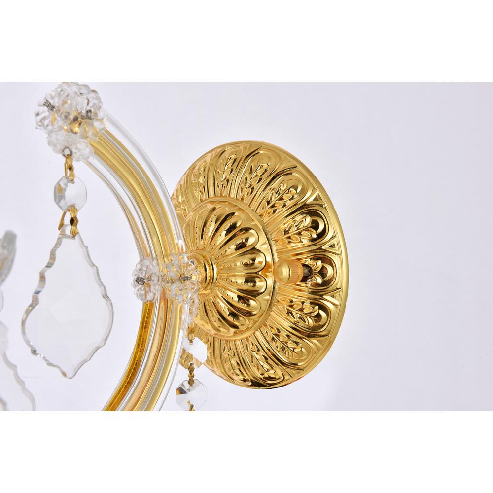 Maria Theresa 1 Light Gold Wall Sconce Clear Royal Cut Crystal. Picture 6