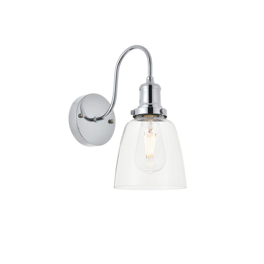 Felicity 1 Light Chrome Wall Sconce. Picture 3