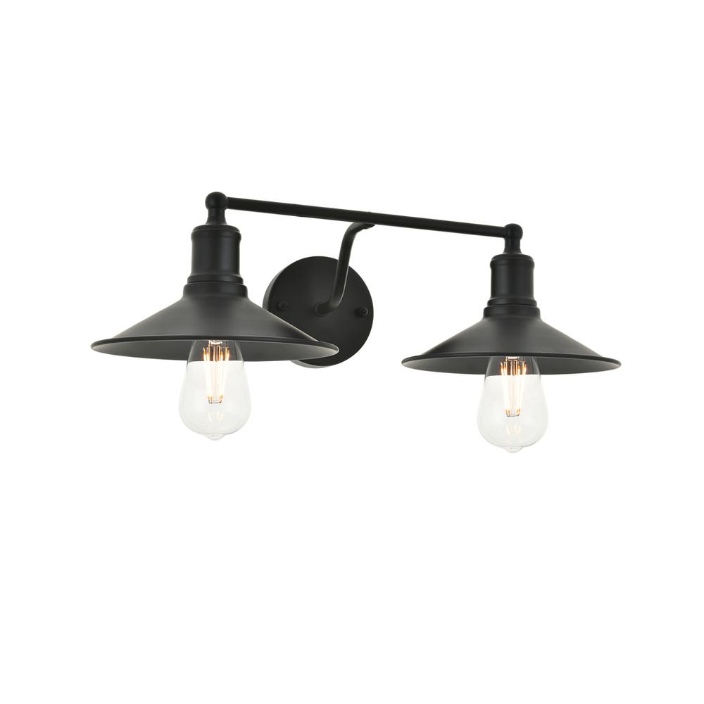 Etude 2 Light Black Wall Sconce. Picture 5