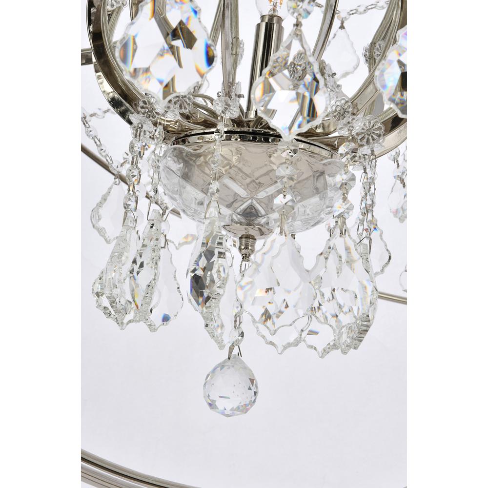 Geneva 25 Light Polished Nickel Chandelier Clear Royal Cut Crystal. Picture 3