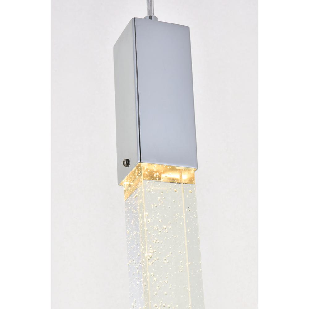 Weston 7 Lights Pendant In Chrome. Picture 3