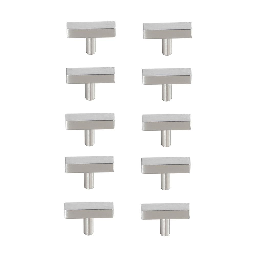 Dior Brushed Nickel T Bar Pull Multipack (Set Of 10). Picture 1