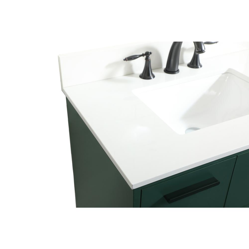 30 Inch Bathroom Vanity In Green With Backsplash. Picture 11