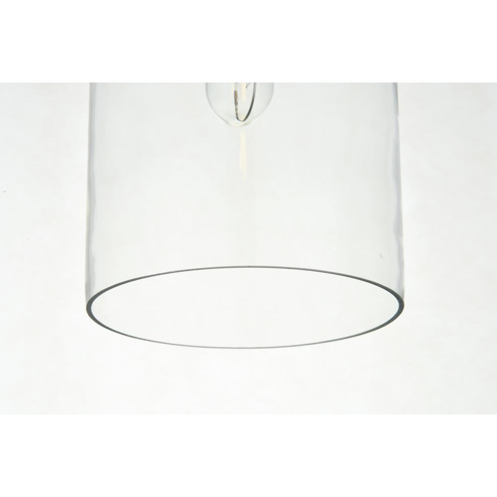 Ashwell 1 Light Chrome Pendant With Clear Glass. Picture 4