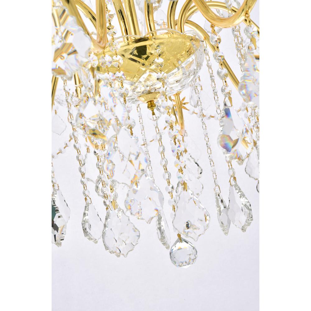 St. Francis 24 Light Gold Chandelier Clear Royal Cut Crystal. Picture 3