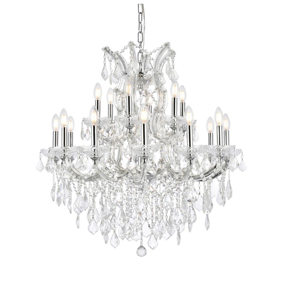 Maria Theresa 19 Light Chrome Chandelier Clear Royal Cut Crystal. Picture 2
