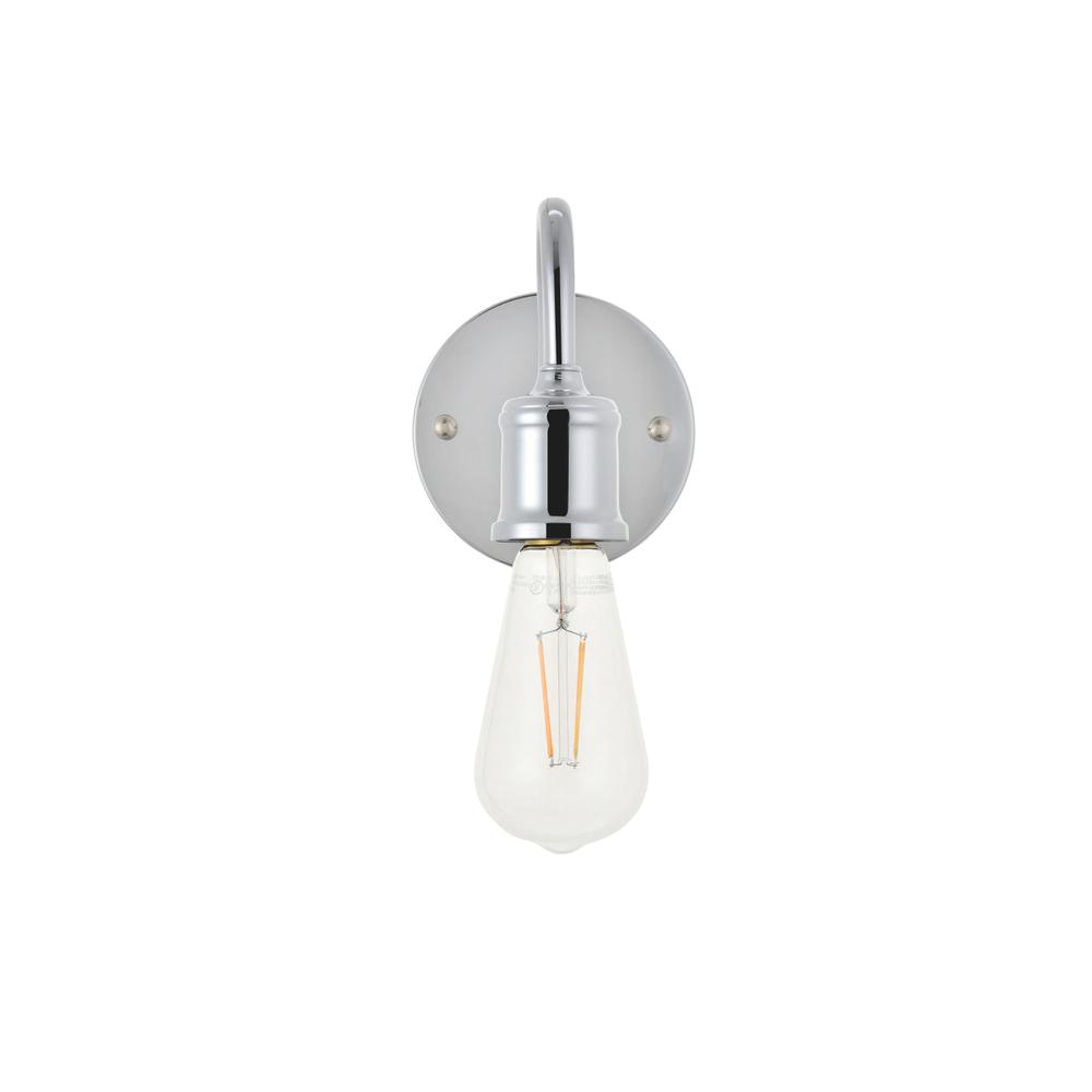 Serif 1 Light Chrome Wall Sconce. Picture 7