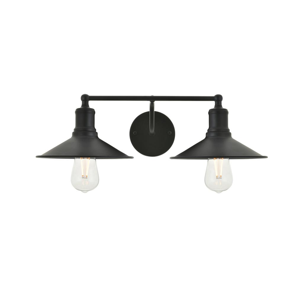 Etude 2 Light Black Wall Sconce. Picture 1