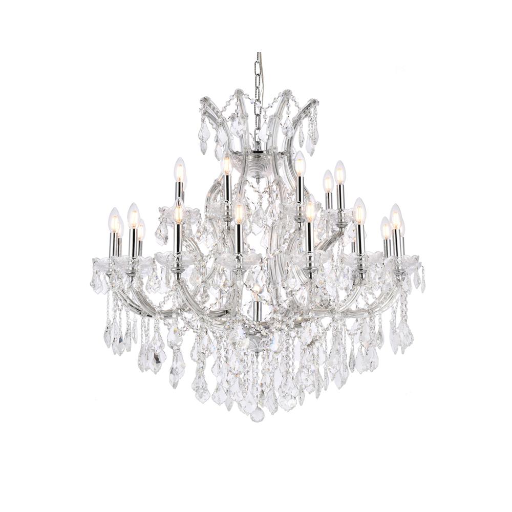 Maria Theresa 24 Light Chrome Chandelier Clear Royal Cut Crystal. Picture 2