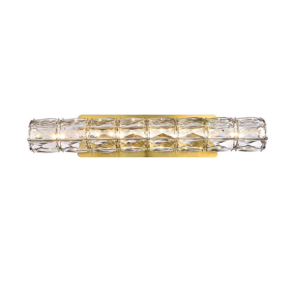 Valetta 24 Inch Led Linear Wall Sconce In Gold. Picture 1