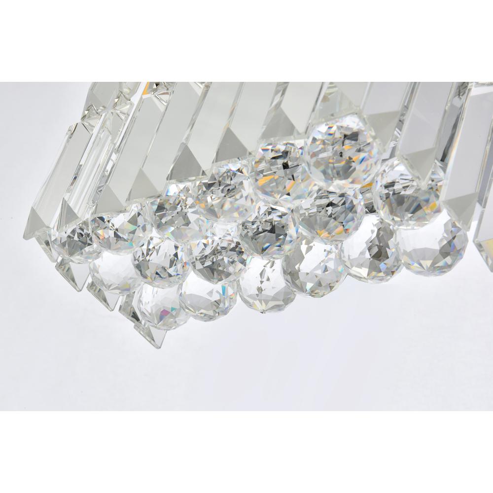 Maxime 4 Light Chrome Wall Sconce Clear Royal Cut Crystal. Picture 5