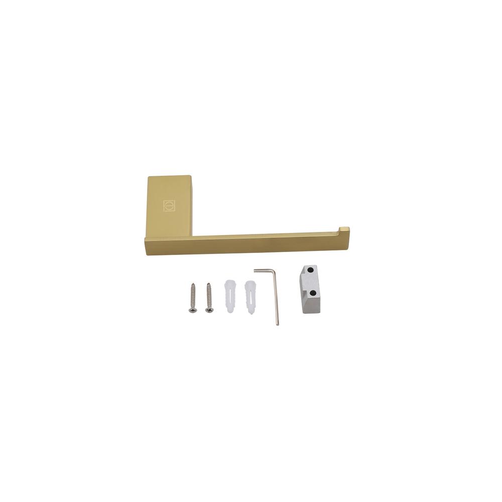 Sofia 2-Piece Bathroom Hardware Set In Brushed Gold. Picture 6