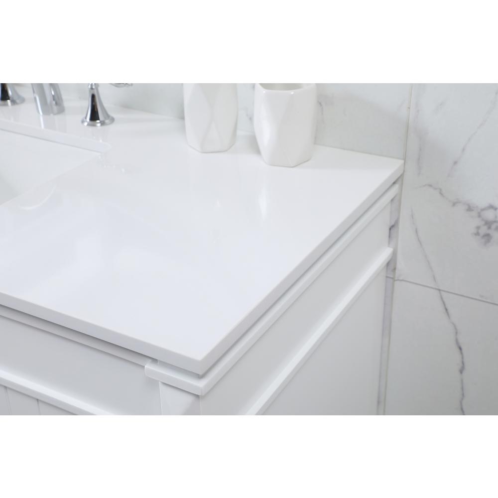 48 Inch Single Bathroom Vanity In White. Picture 5