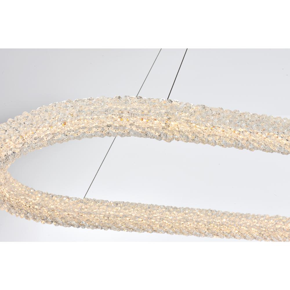 Bowen 51 Inch Adjustable Led Chandelier In Satin Gold. Picture 5