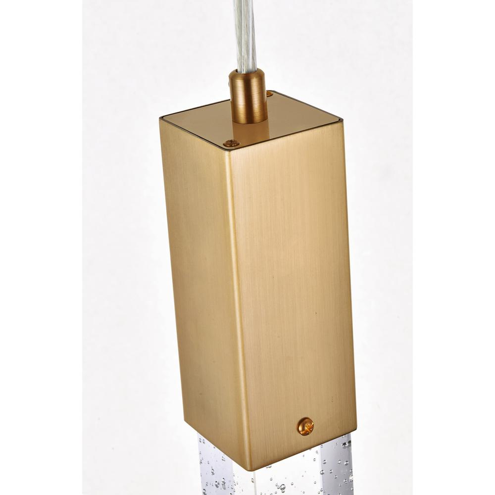 Weston 7 Lights Pendant In Satin Gold. Picture 5