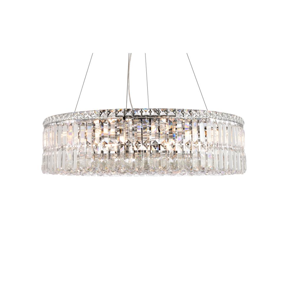 Maxime 12 Light Chrome Chandelier Clear Royal Cut Crystal. Picture 2