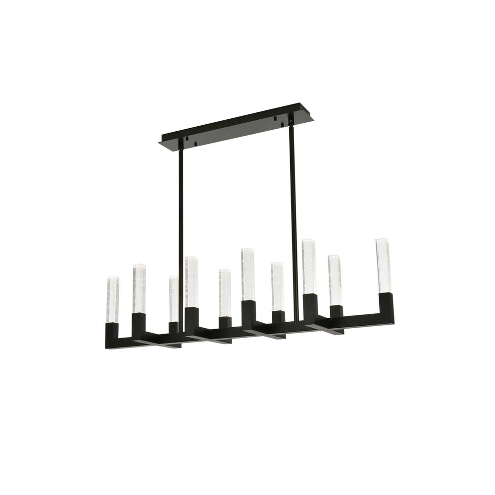 Noemi 48 Inch Adjustable Led Pendant In Black. Picture 4