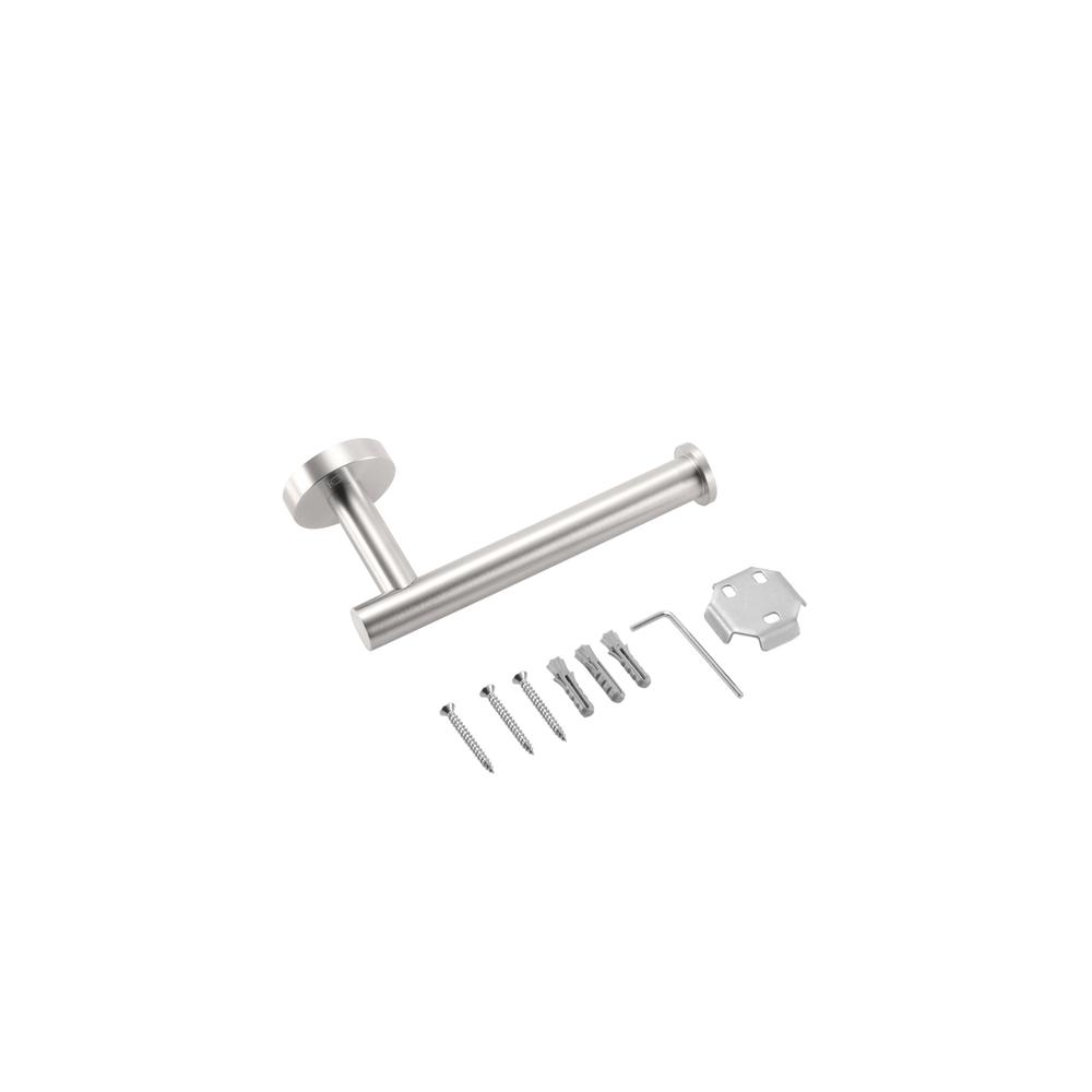 Alma 3-Piece Bathroom Hardware Set In Brushed Nickel. Picture 13