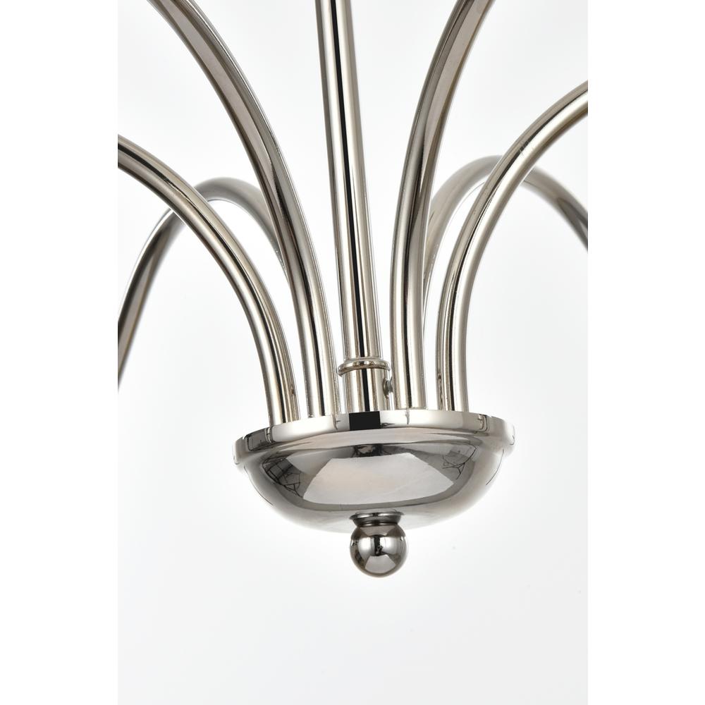 Rohan 60 Inch Chandelier In Polished Nickel. Picture 3