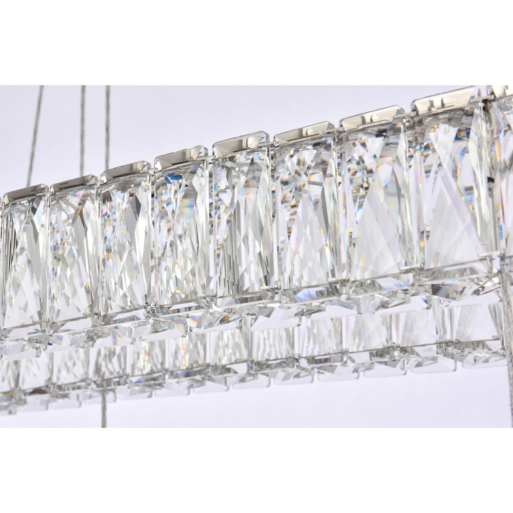 Monroe 50 Inch Led Triple Rectangle Pendant In Chrome. Picture 5