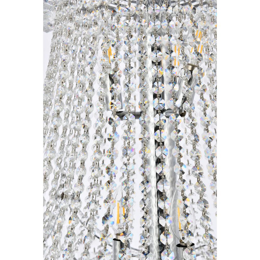 Corona 36 Light Chrome Chandelier Clear Royal Cut Crystal. Picture 5