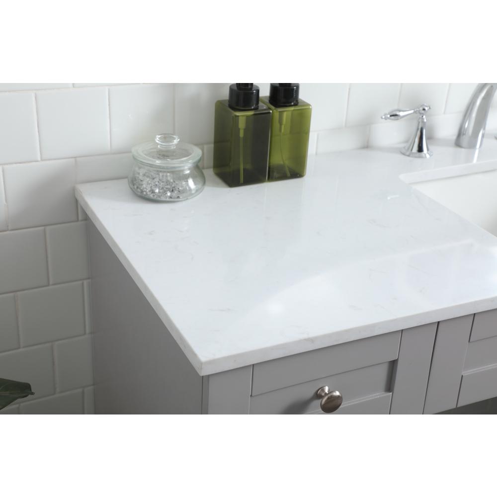 54 Inch Ada Compliant Bathroom Vanity In Grey. Picture 5