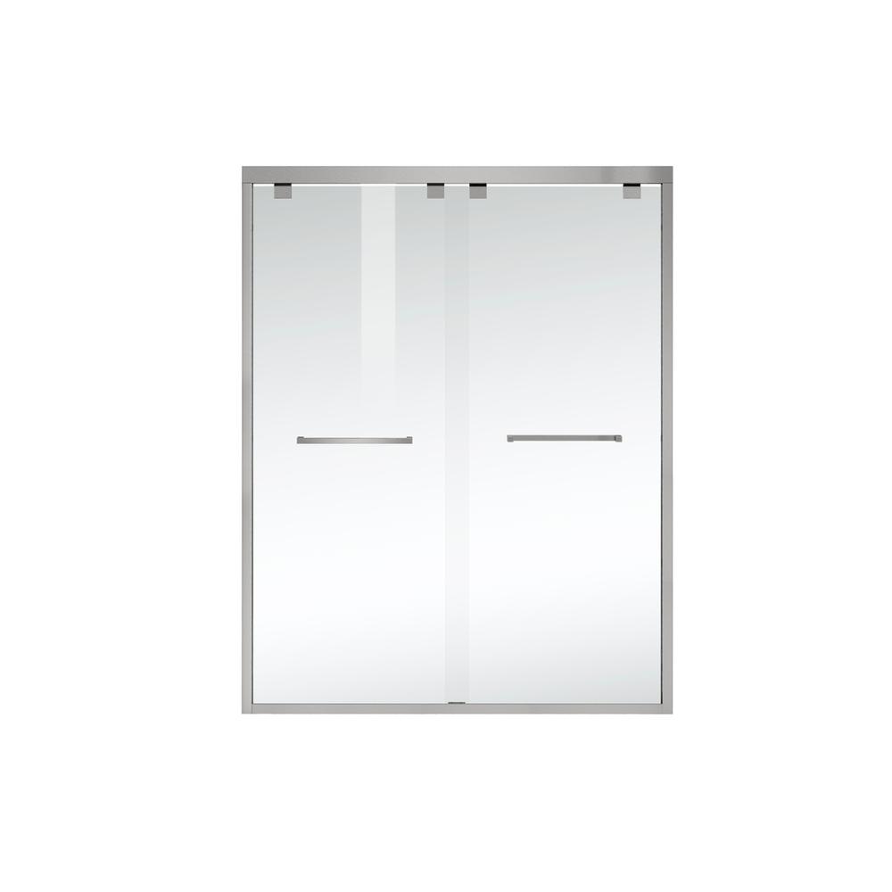 Semi-Frameless Shower Door 60 X 76 Brushed Nickel. Picture 10