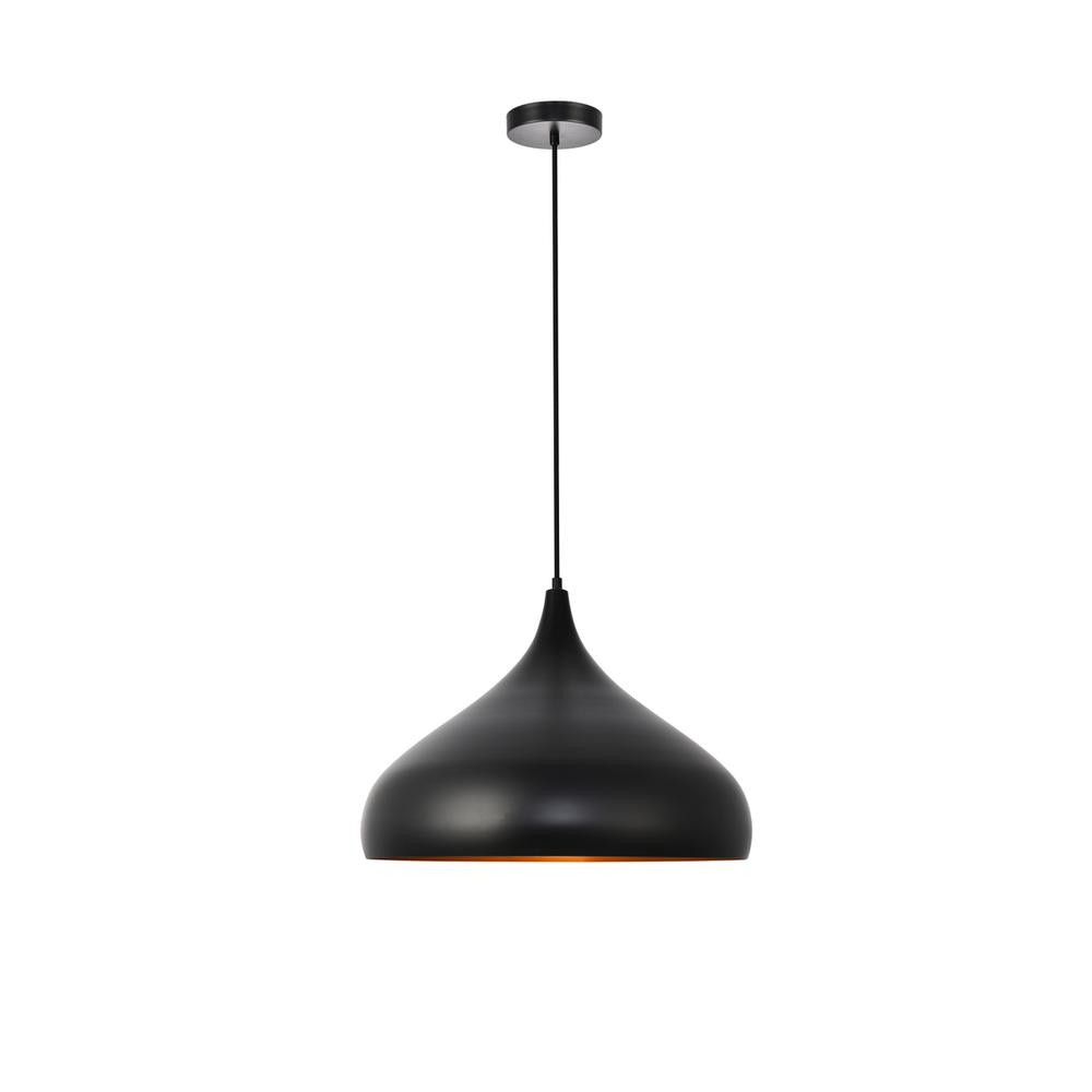 Circa Collection Pendant D16.5In H12In Lt:1 Black Finish. Picture 3