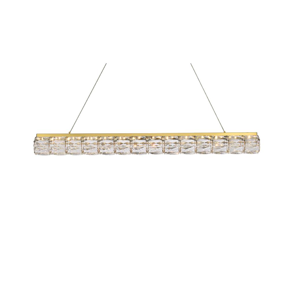 Valetta 42 Inch Led Linear Pendant In Gold. Picture 2