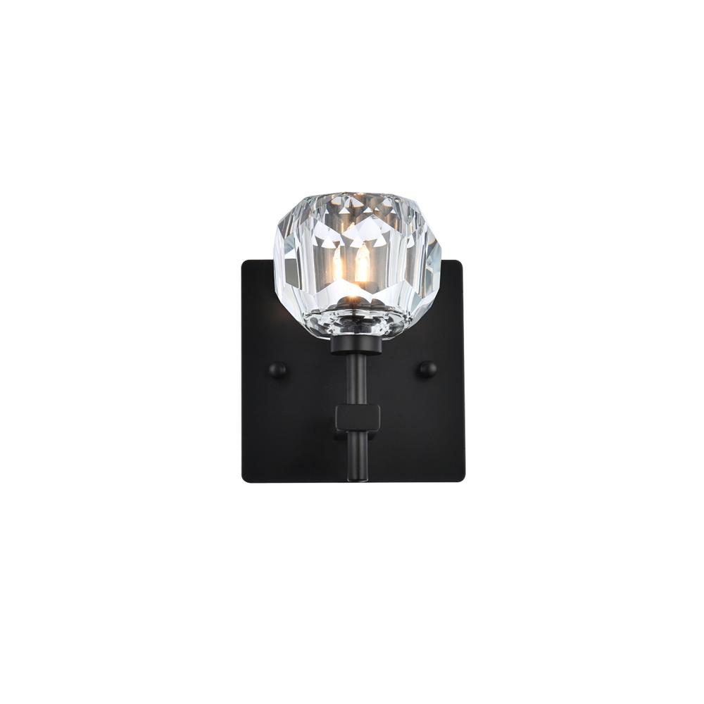 Graham 1 Light Wall Sconce In Black. Picture 1