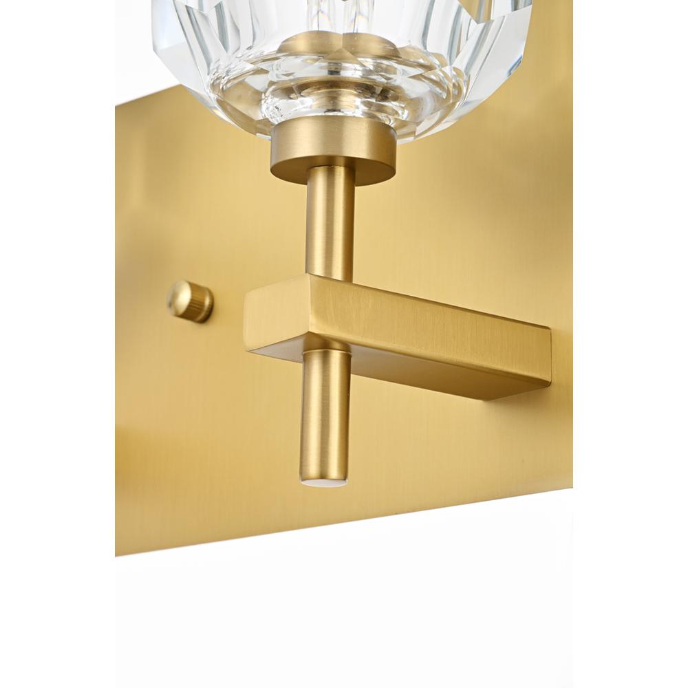 Graham 3 Light Wall Sconce In Gold. Picture 4