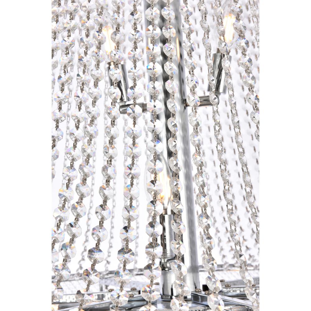 Primo 48 Light Chrome Chandelier Clear Royal Cut Crystal. Picture 5