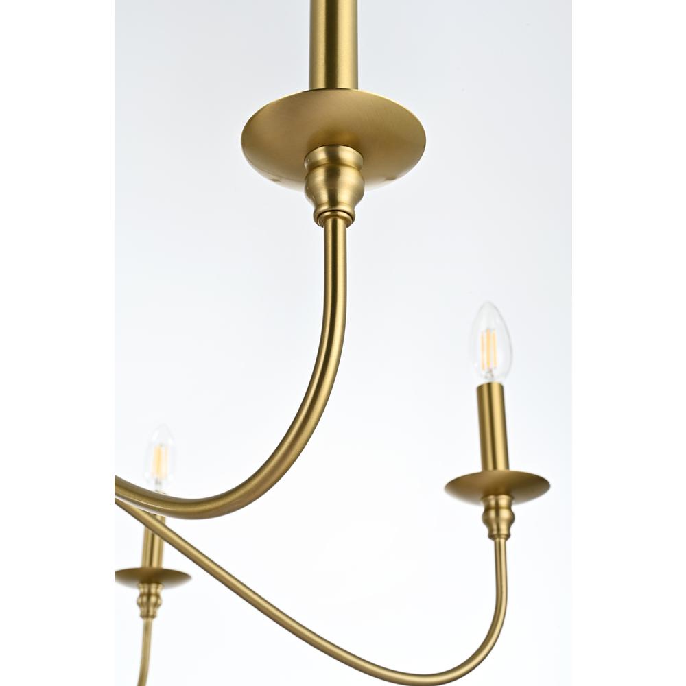 Rohan 36 Inch Chandelier In Satin Gold. Picture 5