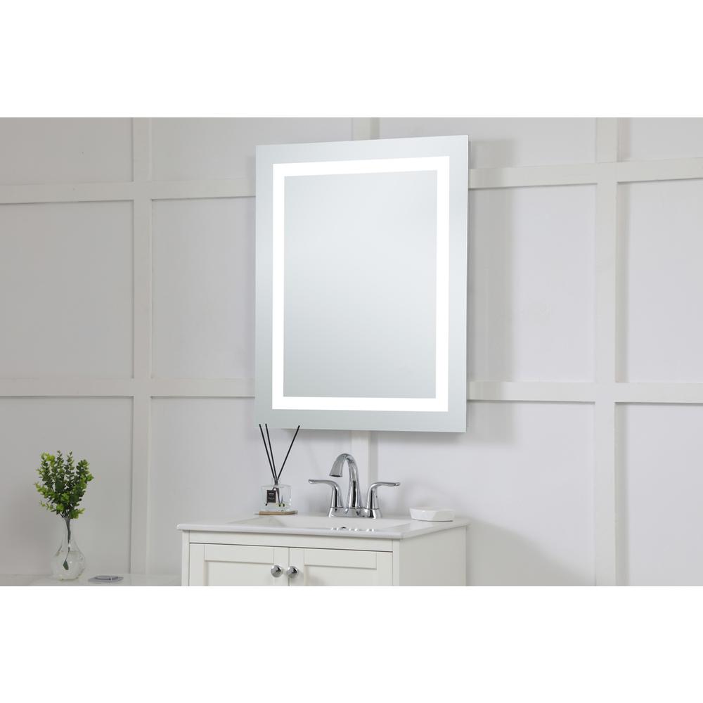 Led Hardwired Mirror Rectangle W24H30 Dimmable 5000K. Picture 5