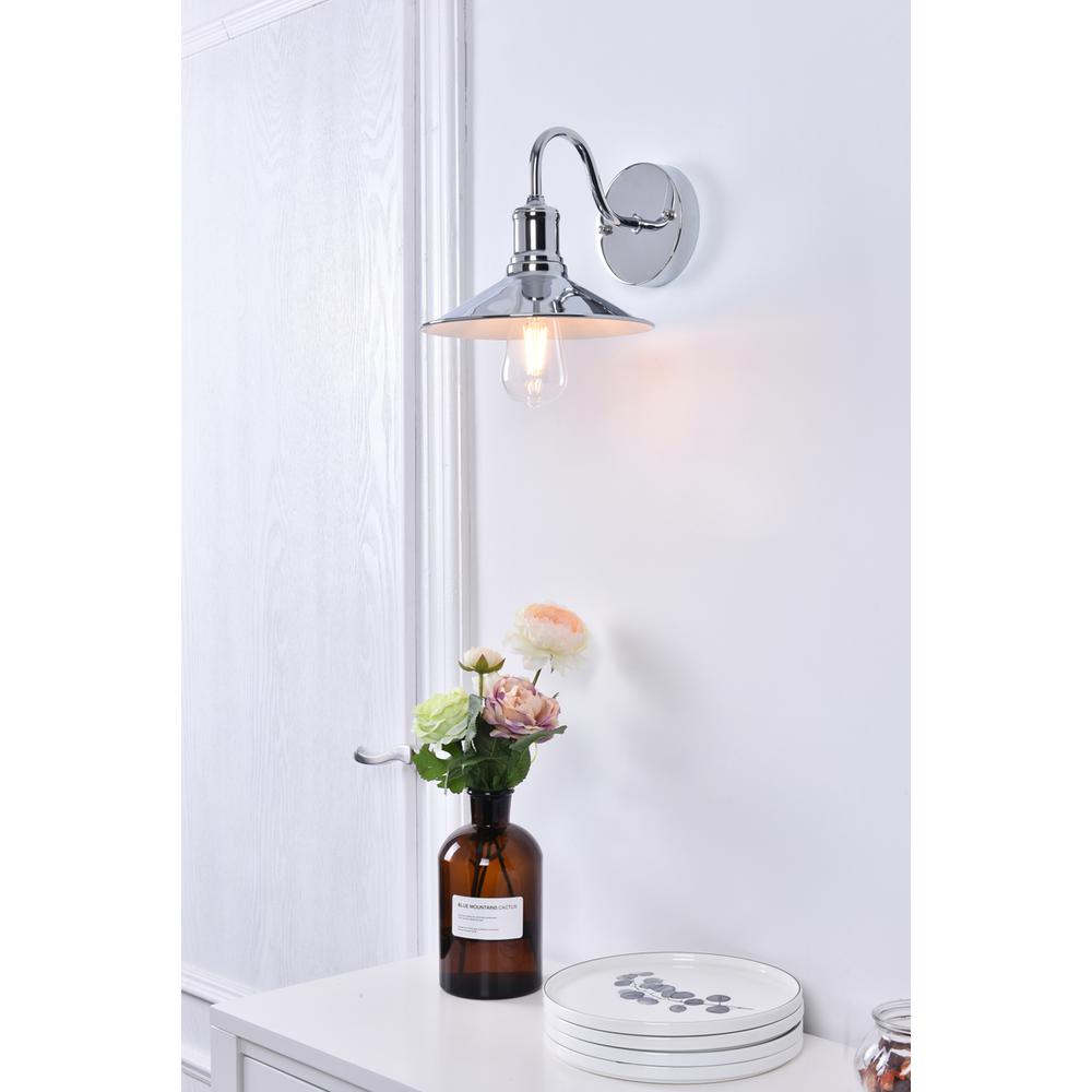 Etude 1 Light Chrome Wall Sconce. Picture 11