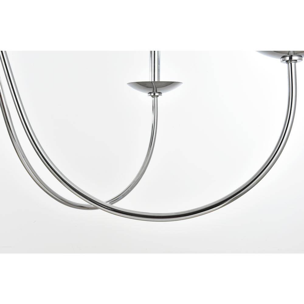 Cohen 42 Inch Chandelier In Chrome. Picture 5