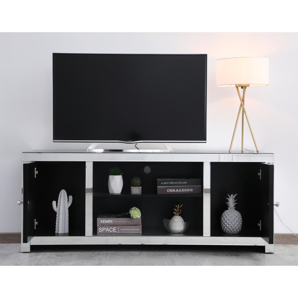 59 In. Crystal Mirrored Tv Stand. Picture 4
