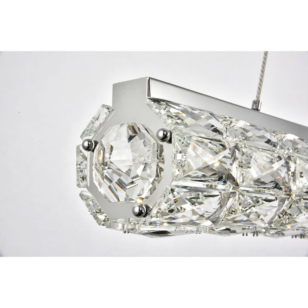 Valetta Integrated Led Chip Light Chrome Chandelier Clear Royal Cut Crystal. Picture 6
