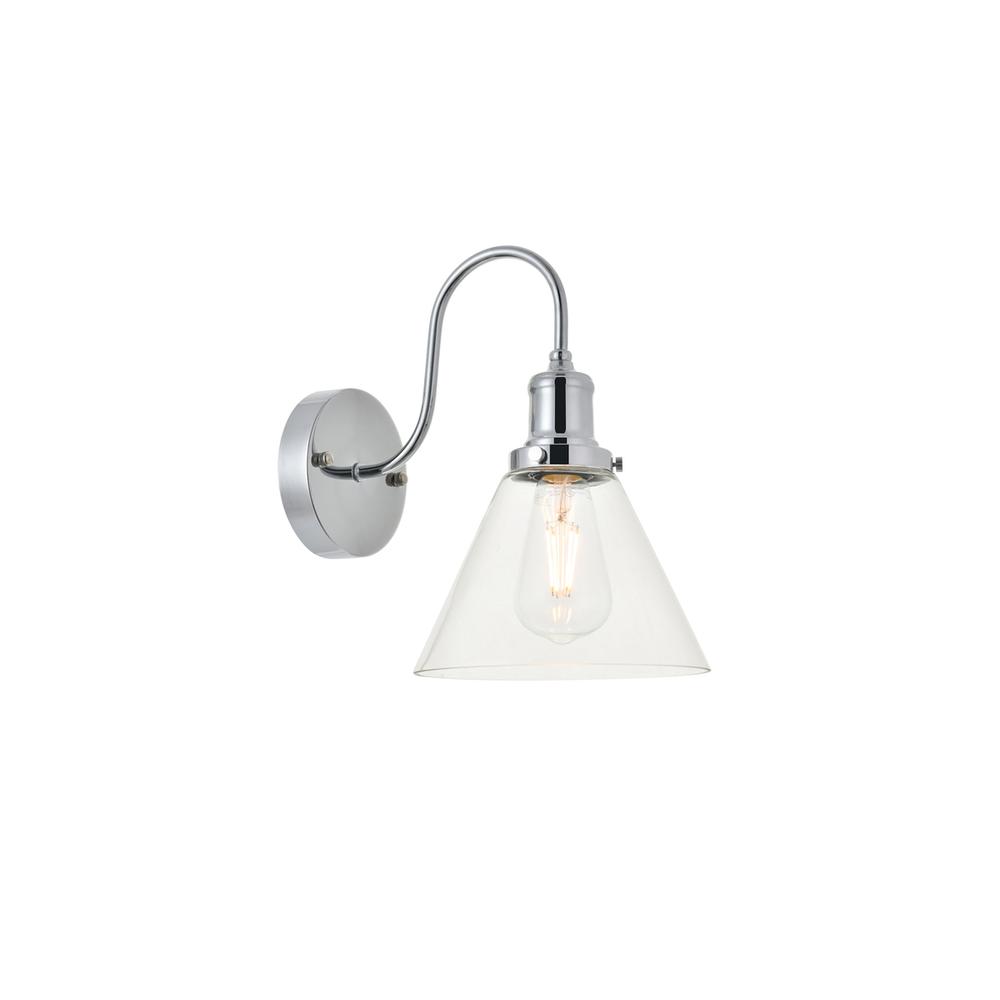 Histoire 1 Light Chrome Wall Sconce. Picture 4